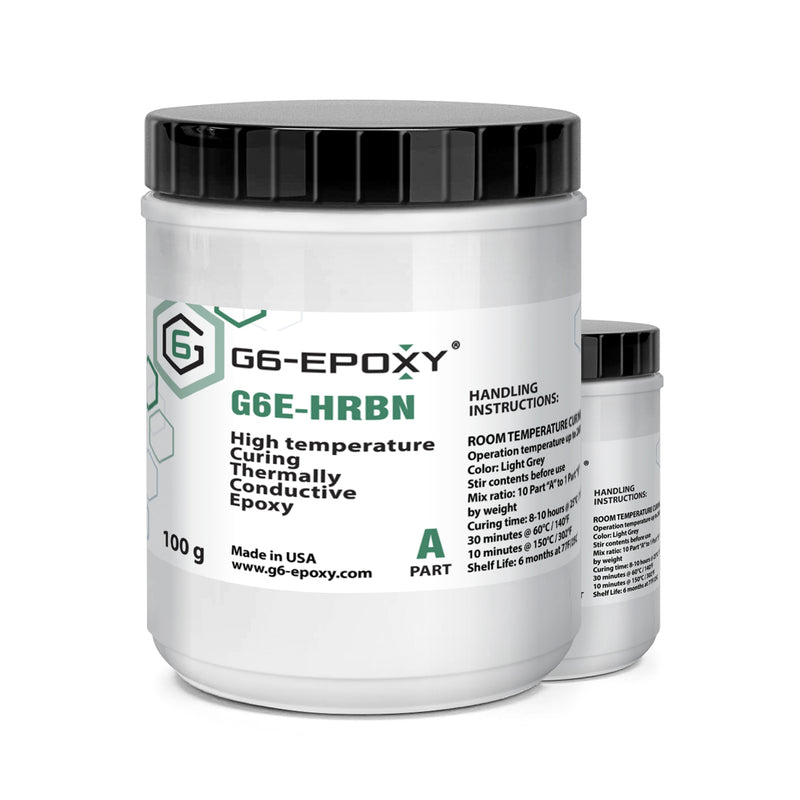 G6E-HRBN Thermally Conductive Epoxy, High Operation Temperature, Room Temperature Curing