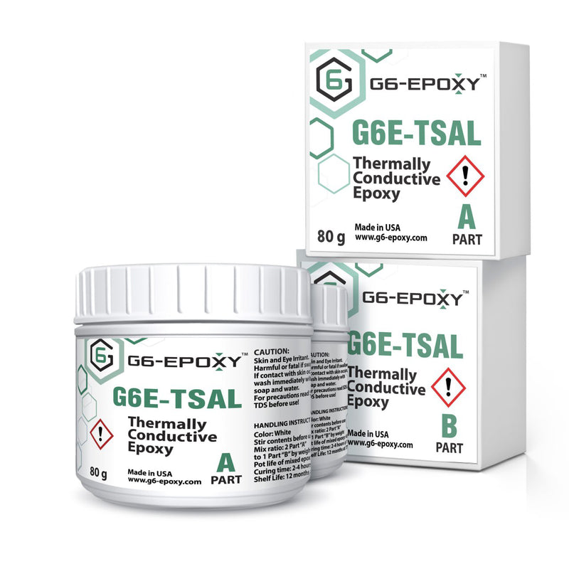 G6E-TSAL Thermally Conductive, Non-Electrically Conductive, Low Viscosity Epoxy