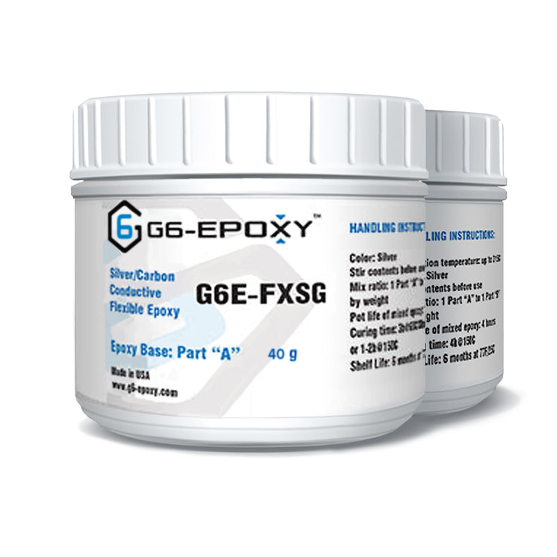 FLEXIBLE SILVER/CARBON CONDUCTIVE EPOXY G6E-FXNS