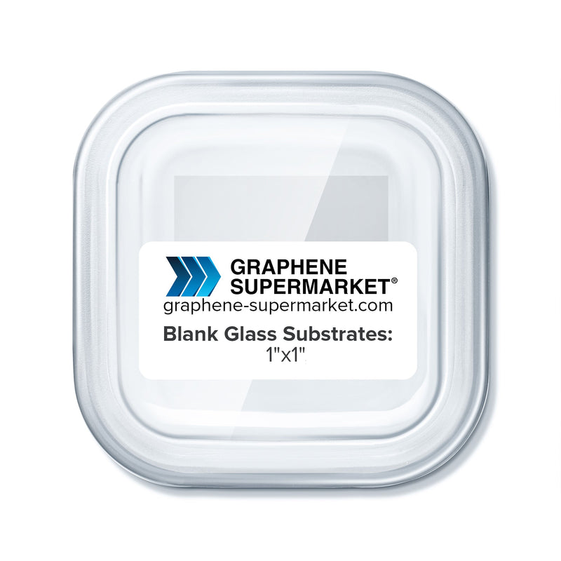Blank Glass Substrate: 1"x1"